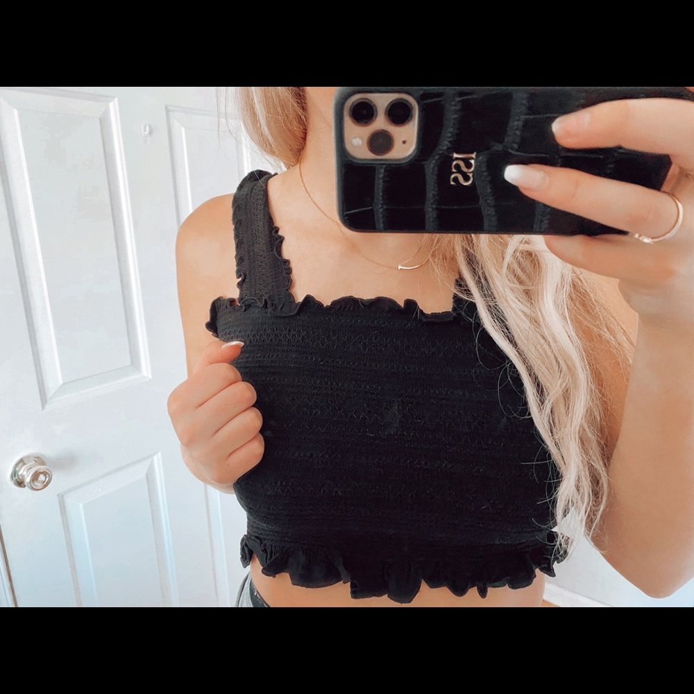 Black Crop Top
